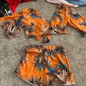 Two piece summer outfit